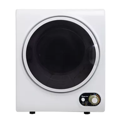 image of Magic Chef 1.5 cu.ft. White Compact Electric Dryer with sku:mcsdry15w-magicchef