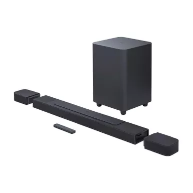 image of JBL Bar 1000 7.1.4 Channel Soundbar w/ Detachable Surround Speakers & Subwoofer with sku:jblbar1000problkam-powersales