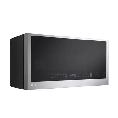 image of LG - 1.7 cu. ft. Smart Wi-Fi Enabled Over-the-Range Convection Microwave Oven with Air Fry with sku:bb22065187-bestbuy