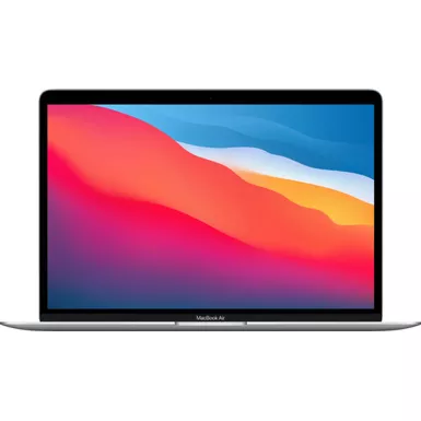 image of MacBook Air 13.3" Laptop M1 Chip 8GB Memory 256GB SSD (Latest Model) Silver with sku:mgn93ll/a-streamline