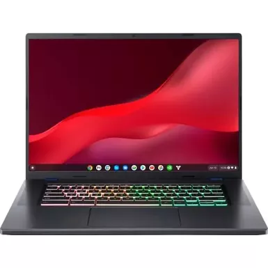 image of Acer - Chromebook 516 GE Cloud Gaming Laptop - 16" 2560x1600 120Hz - Intel Core i5-1240P - 8GB RAM - 256GB SSD - RGB KB - Titanium Gray with sku:bb22052667-bestbuy