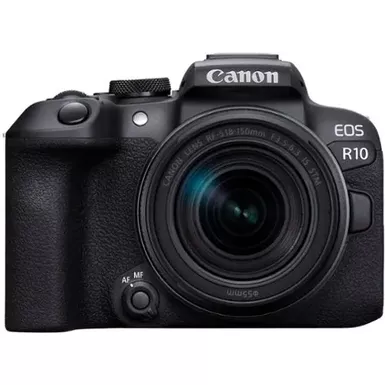 image of Canon - EOS R10 Mirrorless Camera with RF-S 18-150mm f/3.5-6.3 IS STM Lens - Black with sku:b0b2kv6d97-amazon