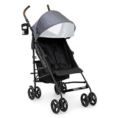 image of Delta Children 365 Plus Stroller - Lightweight Travel Stroller with Compact Fold, Iron with sku:b0clwm6y4v-amazon