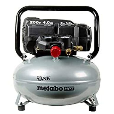 image of Metabo HPT Air Compressor | THE TANK™ | 200 PSI | 6 Gallon | Pancake | EC914S with sku:b08dsclxsc-amazon