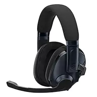 image of EPOS Gaming H3Pro Hybrid Gaming Headset - PC Headphones with Microphone - Noise-Cancellation, Adjustable, Smart Button Audio Mixing, Bluetooth, Gaming Suite, Surround Sound - Windows 10,Midnight Blue with sku:bb22018166-bestbuy