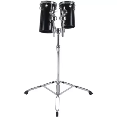 image of Ddrum Deccabon 10" and 12" Fiberglass Tom Drum Set, Includes Double-Braced Stand with AUX Receiver with sku:dddcabnf1012-adorama
