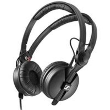 image of Sennheiser HD 25 Plus Closed-Back Monitor Headphones with Set of Ear Cushions with sku:sen-ac41508244-guitarfactory