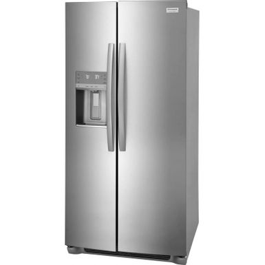 image of Frigidaire Gallery 22.3 Cu. Ft. Stainless Steel Side-by-side Refrigerator with sku:grss2352ss-abt