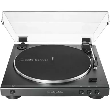 image of Audio-Technica - Stereo Turntable - Black with sku:bb21263638-bestbuy