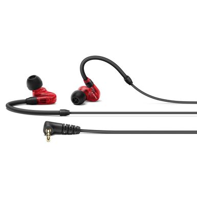 image of Sennheiser IE 100 PRO Professional In-Ear Monitoring Headphones, Red with sku:se100prored-adorama