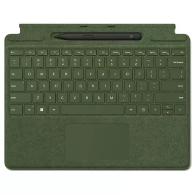 image of Microsoft Surface Pro Signature Keyboard with Slim Pen 2, Forest with sku:08jh76-ingram