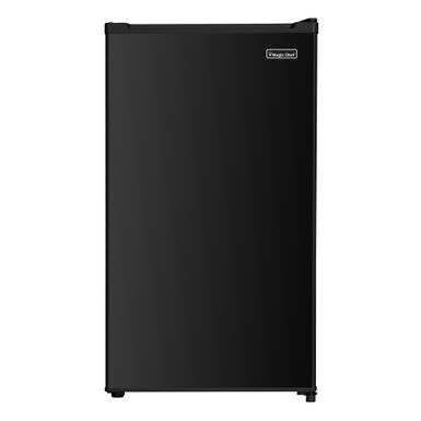 image of Magic Chef 3.2 cu. ft. Black Compact Refrigerator with sku:mcar32be-magicchef