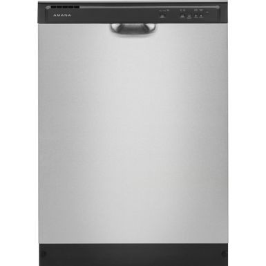 image of Amana - Front Control Built-In Dishwasher with Triple Filter Wash and 59 dBa - Stainless steel with sku:bb22042700-bestbuy