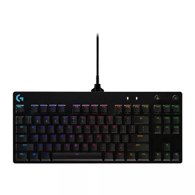image of Logitech - G Ror Mechgame Clicky Wireless Gaming Keyboard, Black with sku:bb21305613-bestbuy