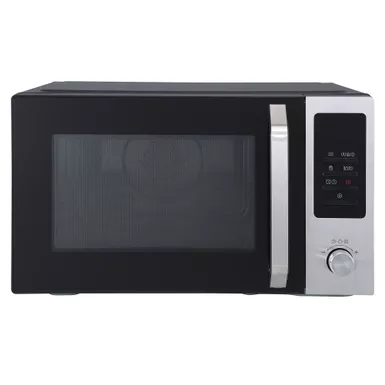 image of Magic Chef 1.0 Cu Ft Countertop 1000 Watt, Combination: Microwave, Air Fryer, Convection Oven with sku:mc110amst-magicchef