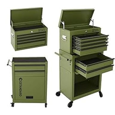 image of GSTANDARD Rolling Tool Chest, Green with sku:b0ckvz4jyf-amazon