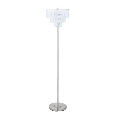 image of Metal Base Floor Lamp Chrome and Crystal with sku:920067-coaster