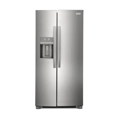 image of Frigidaire Gallery 22.3 Cu. Ft. Smudge-Proof Stainless Steel Side-By-Side Refrigerator with sku:grsc2352ss-abt