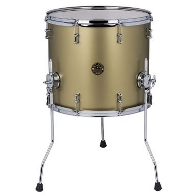 image of ddrum Dios Maple 14x14 Floor Tom. Satin Gold with sku:ddr-dsmpft14x14sg-guitarfactory