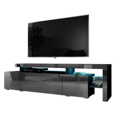 image of Indisio Modern 73" TV Stand - Gray with sku:jujhqobqameste5eq6lyoastd8mu7mbs-overstock