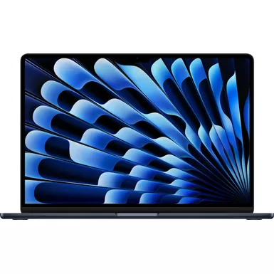 image of Apple - MacBook Air 15" Laptop - M2 chip - 8GB Memory - 256GB SSD (Latest Model) - Midnight with sku:mqkw3ll/a-streamline