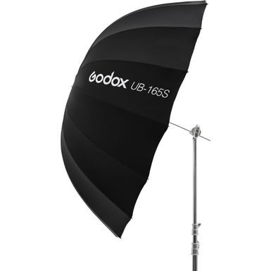 image of Godox 65"/165cm Parabolic Umbrella - Silver with sku:goub165s-adorama