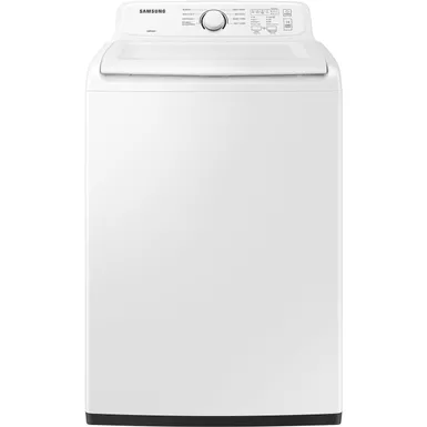 image of Samsung 4-Cu. Ft. Top Load Washer with ActiveWave Agitator and Solf-Close Lid, White with sku:wa40a3005aw-electronicexpress