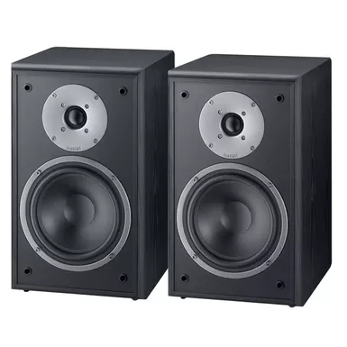 image of Magnat Monitor Supreme 202 200W Two-Way Bass Reflex Shelf Speaker, Pair - Black with sku:mad1448201na-adorama