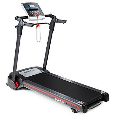 image of Marcy Easy Folding Motorized Treadmill / Pre Assembled Electric Running Machine JX-651BW with sku:cy5k927jftp2r1pmyzc5agstd8mu7mbs-overstock