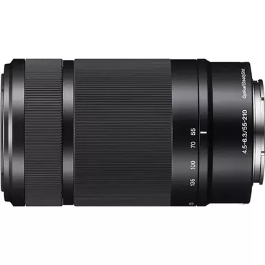 image of Sony - 55-210mm f/4.5-6.3 Telephoto Lens for Most Alpha E-Mount Cameras - Black with sku:bb19454446-bestbuy