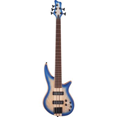 image of Jackson Pro Series Spectra Bass SBP V 5-String Electric Guitar, Caramelized Jatoba Fingerboard, Blue Burst with sku:ja2919934586-adorama