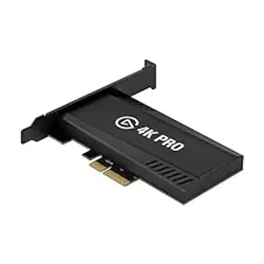 image of Elgato 4K Pro, Internal Capture Card: 8K60 Passthrough/4K60 HDR10 with Ultra-Low Latency on PS5, Xbox Series X/S, OBS and More, for Streaming & Recording, Works with Windows PC and Dual PC Setups with sku:b0csjpdydn-amazon
