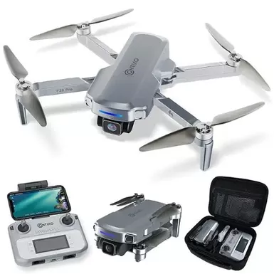 image of Contixo - F28 Pro Gimbal Drone with Remote Controller - Silver with sku:bb22296305-bestbuy