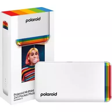 image of Polaroid HiPrint Generation 2 2x3 Pocket Photo Printer White - White with sku:bb22302655-bestbuy