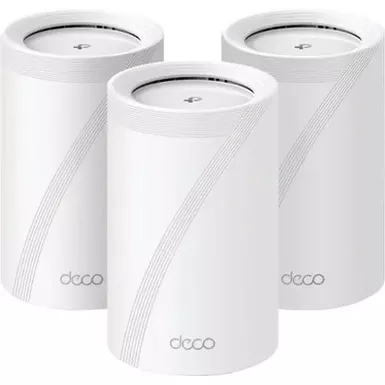 image of TP-Link - Deco BE11000 Tri-Band WiFi 7 Mesh System 3-pack - White with sku:bb22291869-bestbuy