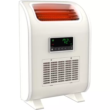 image of LifeSmart 3-Element Slim Line Heater Unit in White with sku:ht1153w-almo