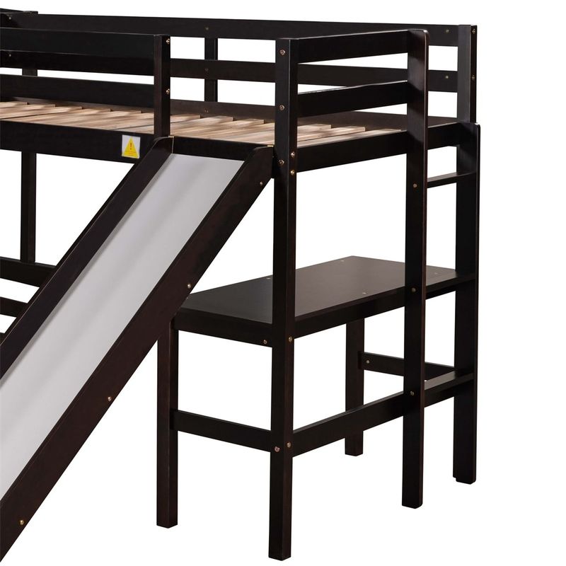 Rent To Own Merax L Shaped Twin Over Full Bunk Bed With Twin Size Loft