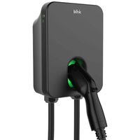 Blink Charging - J1772 Level 2 NEMA 14-50 Electric Vehicle (EV) Charger - up to 50A - 23' - Black
