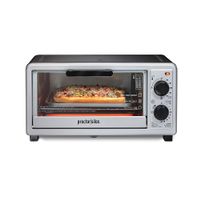 Proctor Silex - 4 Slice Toaster Oven with Broiler - BLACK