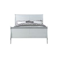 ACME Louis Philippe Twin Bed, Platinum
