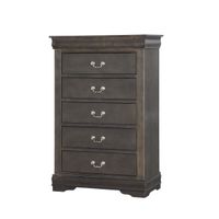 ACME Louis Philippe Chest, Dark Gray