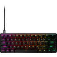 SteelSeries - Apex Pro Mini 60% V2 Wired Mechanical OmniPoint Adjustable HyperMagnetic Gaming Keyboard with Rapid Tap - Black