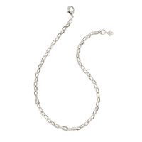 Kendra Scott Korinne Chain Necklace (Rhodium)