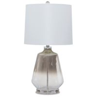 Silver Finish Jaslyn Glass Table Lamp (1...