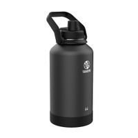 Takeya - Actives 64-oz. Wide Handle Water Bottle with Spout Lid - Onyx