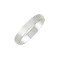 14k White Gold Comfort Fit Wedding Band ...