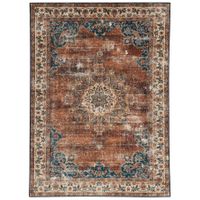 Walter Russett And Ivory 5X7 Washable Area Rug