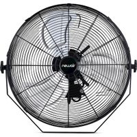 NewAir - 4650 CFM 20" Outdoor High Velocity Wall Mounted Fan with 3 Fan Speeds and Adjustable Tilt Head - Black