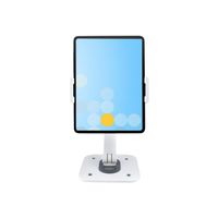 StarTech.com Adjustable Tablet Stand for Desk Desk/Wall Mountable Supports Up to 2.2lb Universal Tablet Stand Holder for Desk Articulating Tablet Mount with Pivot/Swivel/Rotate - Ergonomic Tablet Stand (ADJ-TABLET-STAND-W) stand - for tablet - white