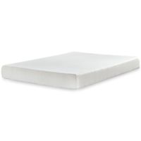 White Chime 8 Inch Memory Foam Queen Mat...